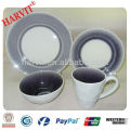 Hotel &amp; Restaurant 16pcs Großhandel Dinner Set / High Quality Dinner Set / Reaktiv und Knistern Glazed Dinner Set